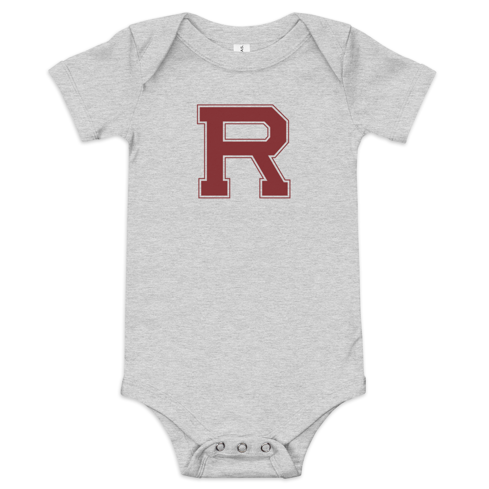 Redlands Solid "R" Baby short sleeve one piece