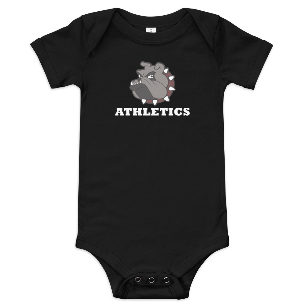 Redlands Bulldog Athletics Baby short sleeve one piece