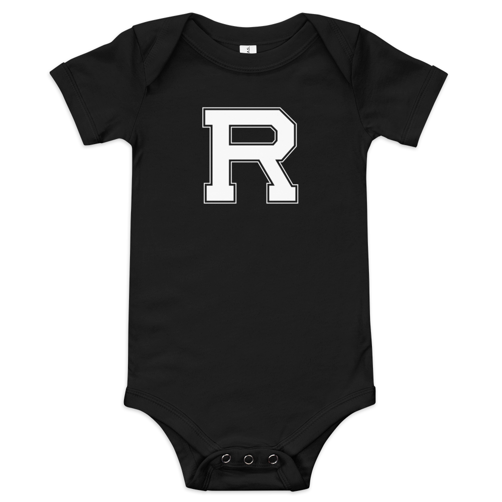 Redlands Solid "R" Baby short sleeve one piece