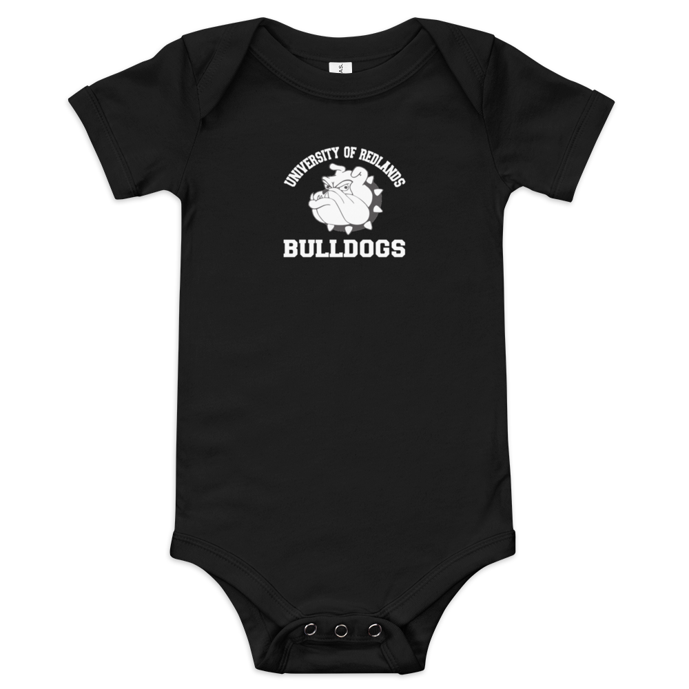 Redlands UofR Bulldogs Baby short sleeve one piece