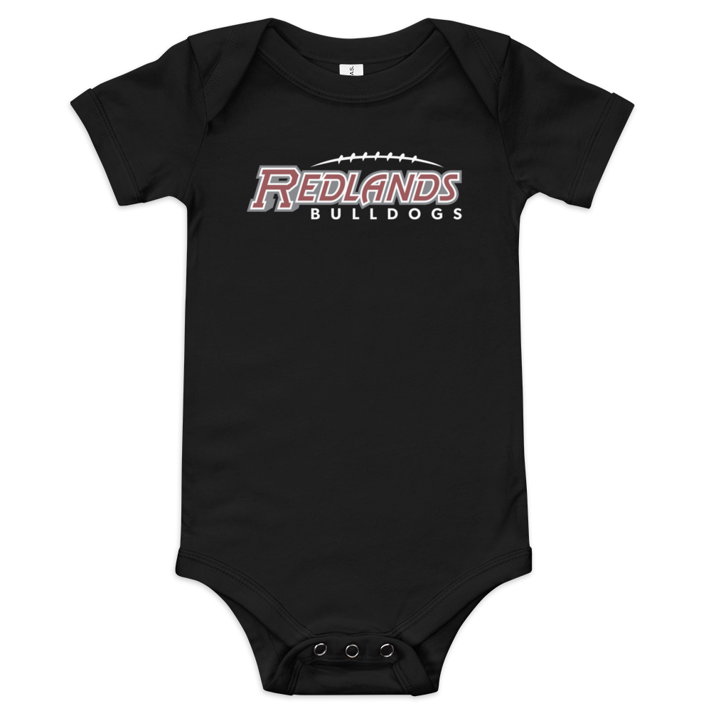 Redlands Bulldogs Baby short sleeve one piece