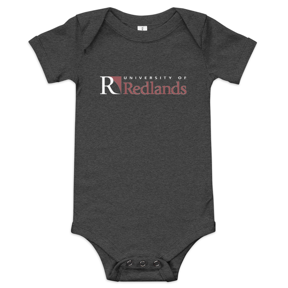 Redlands University Baby short sleeve one piece