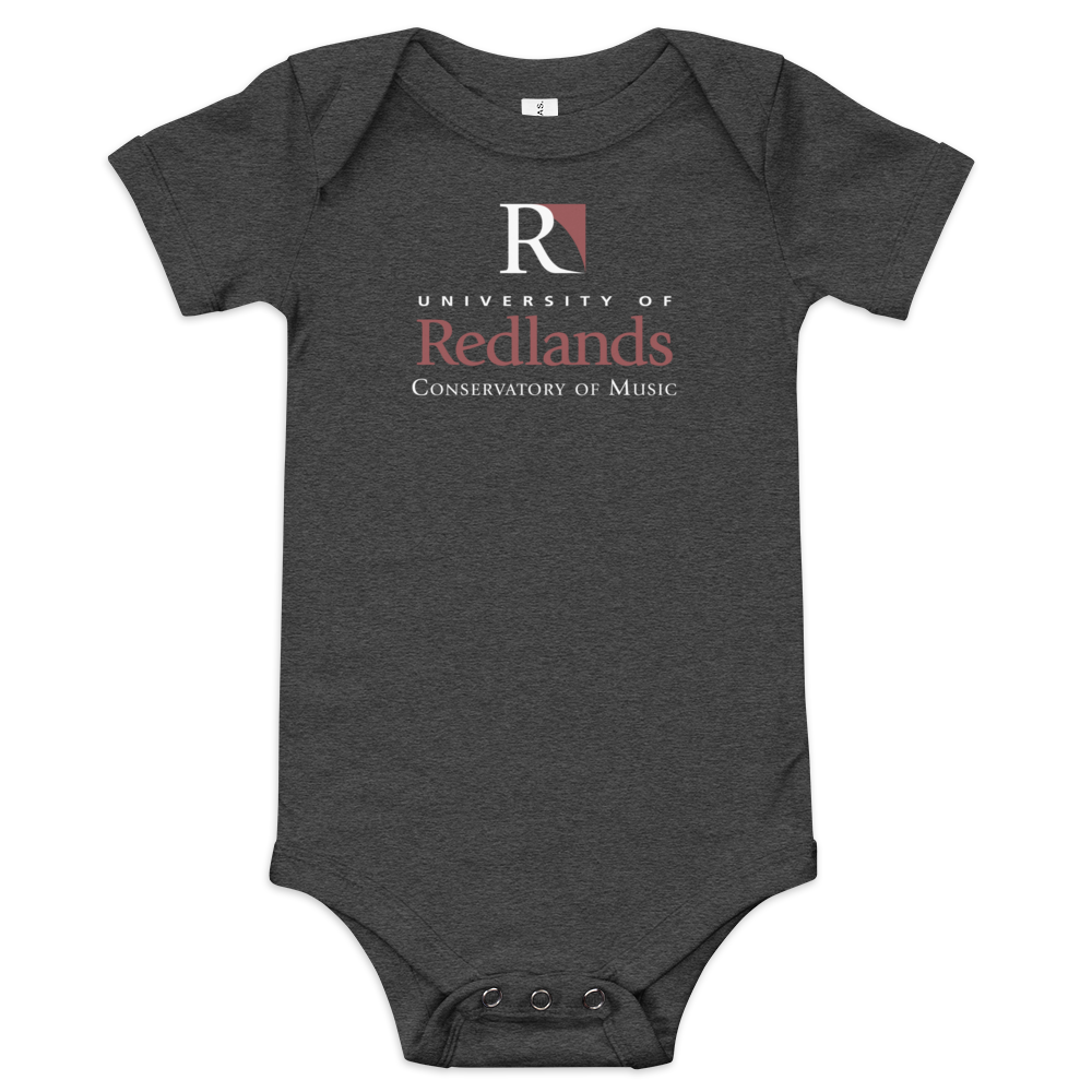 Redlands School of Conservatory of Music Baby short sleeve one piece