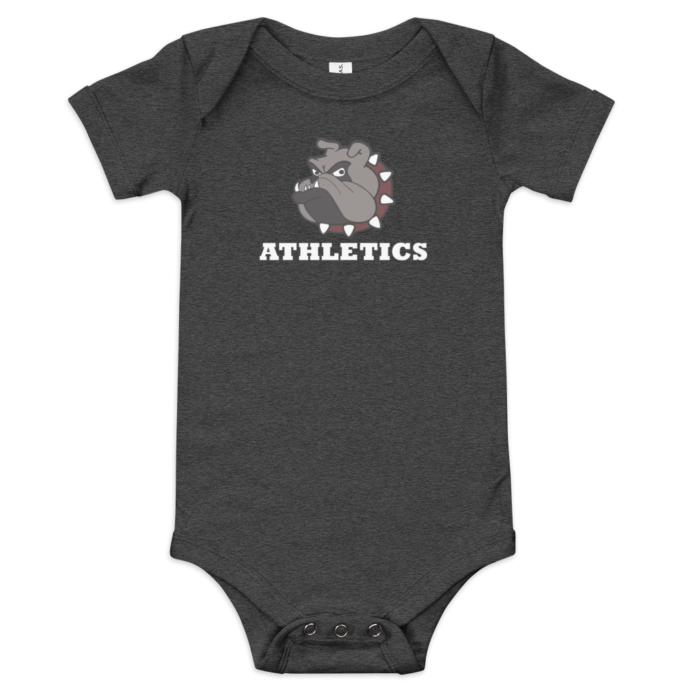 Redlands Bulldog Athletics Baby short sleeve one piece