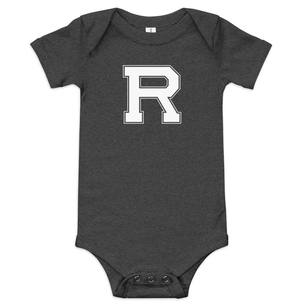 Redlands Solid "R" Baby short sleeve one piece