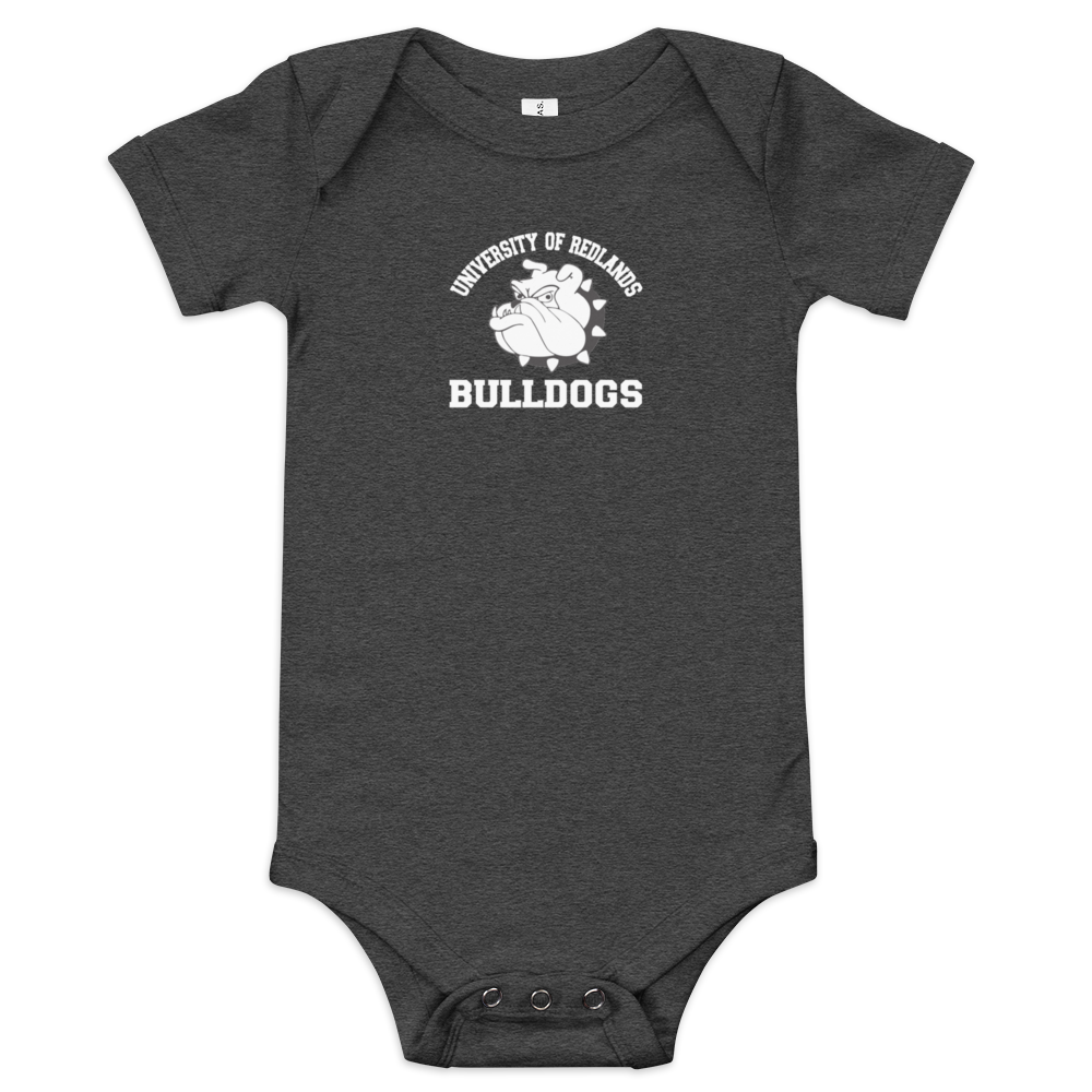Redlands UofR Bulldogs Baby short sleeve one piece