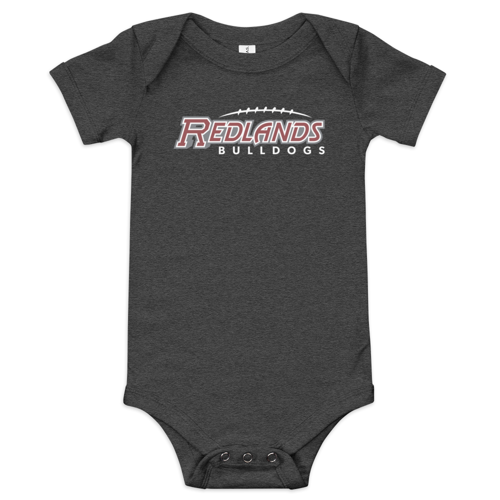 Redlands Bulldogs Baby short sleeve one piece