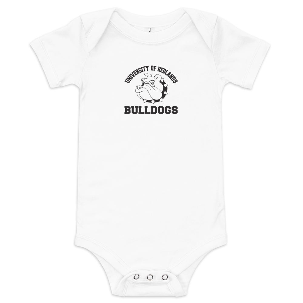 Redlands UofR Bulldogs Baby short sleeve one piece