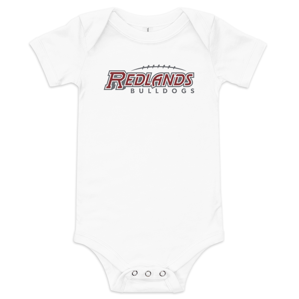 Redlands Bulldogs Baby short sleeve one piece