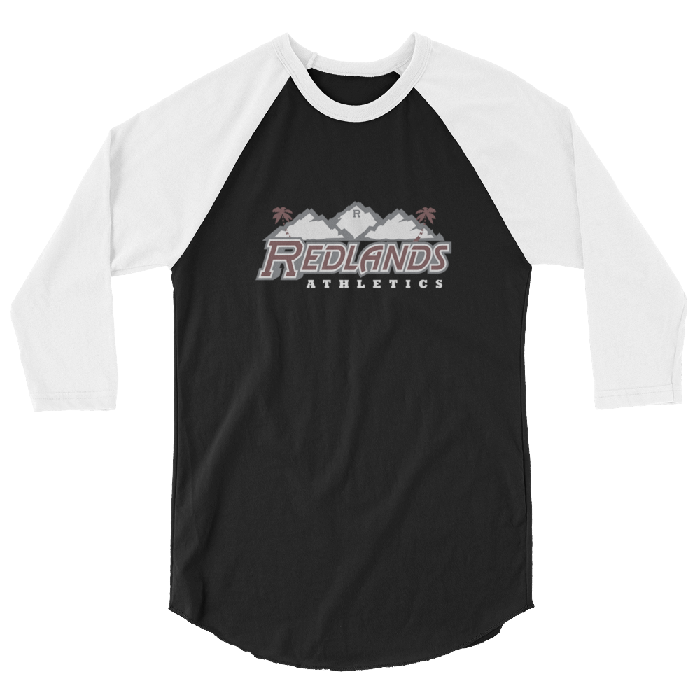 Redlands Athletics 3/4 sleeve raglan shirt