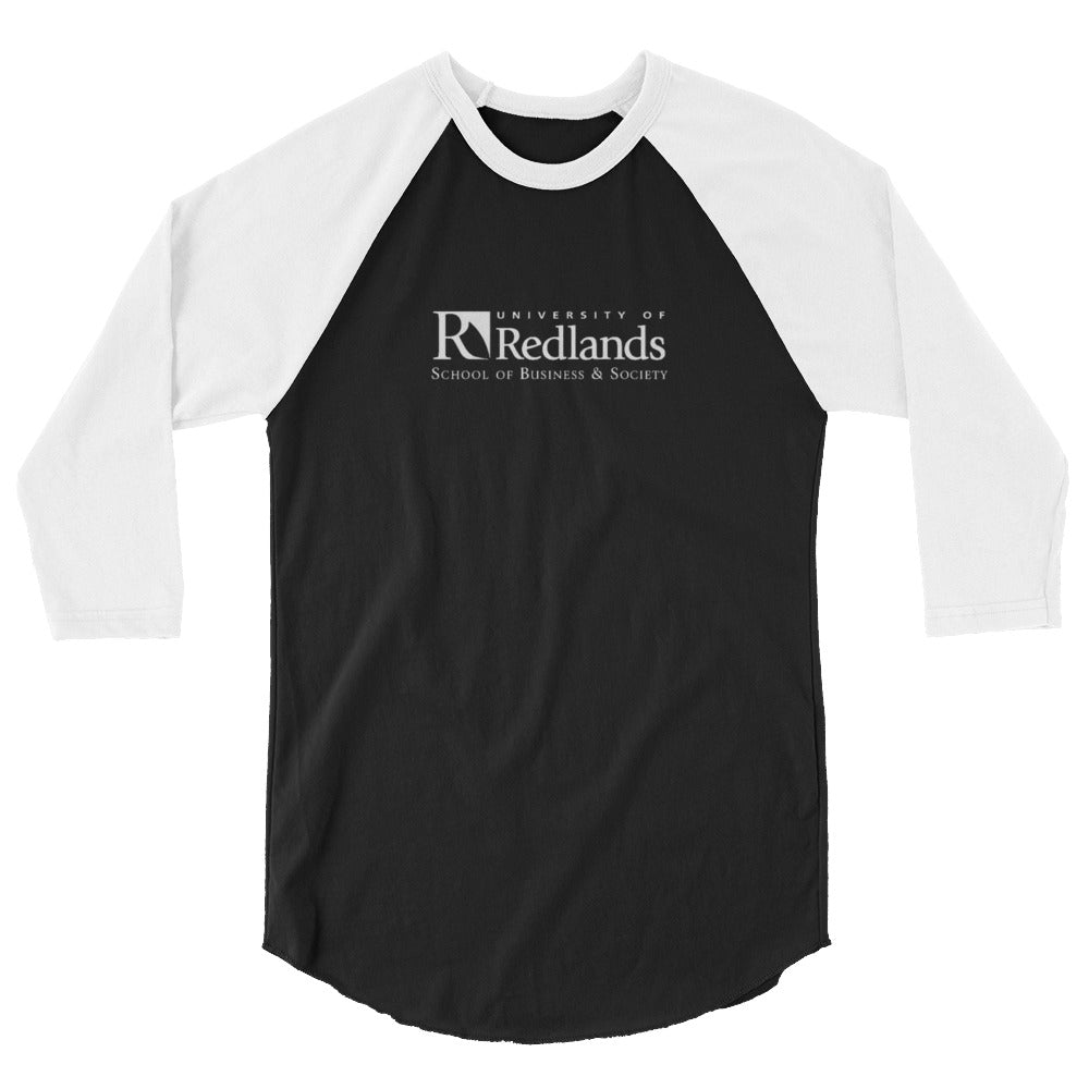 Redlands School of Business 3/4 sleeve raglan shirt