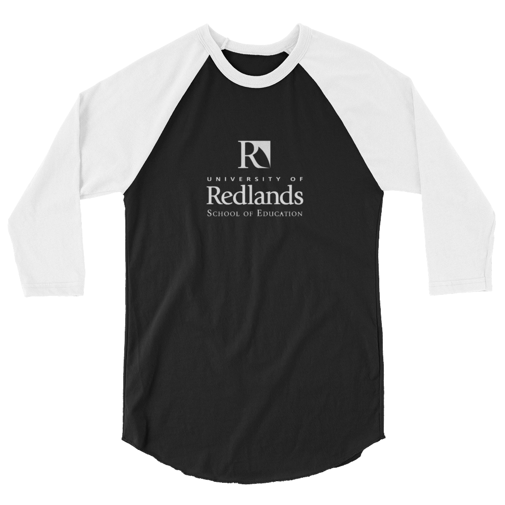 Redlands School of Education 3/4 sleeve raglan shirt