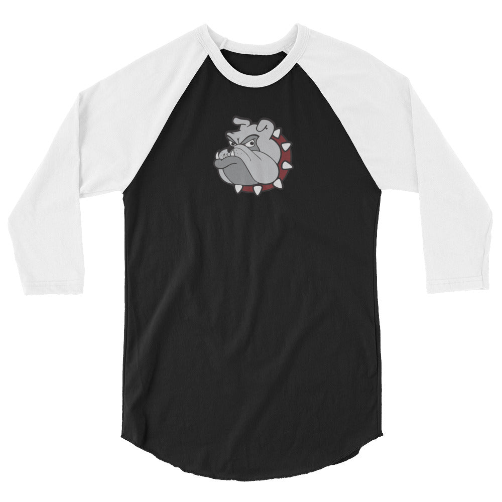 Bulldog 3/4 sleeve raglan shirt