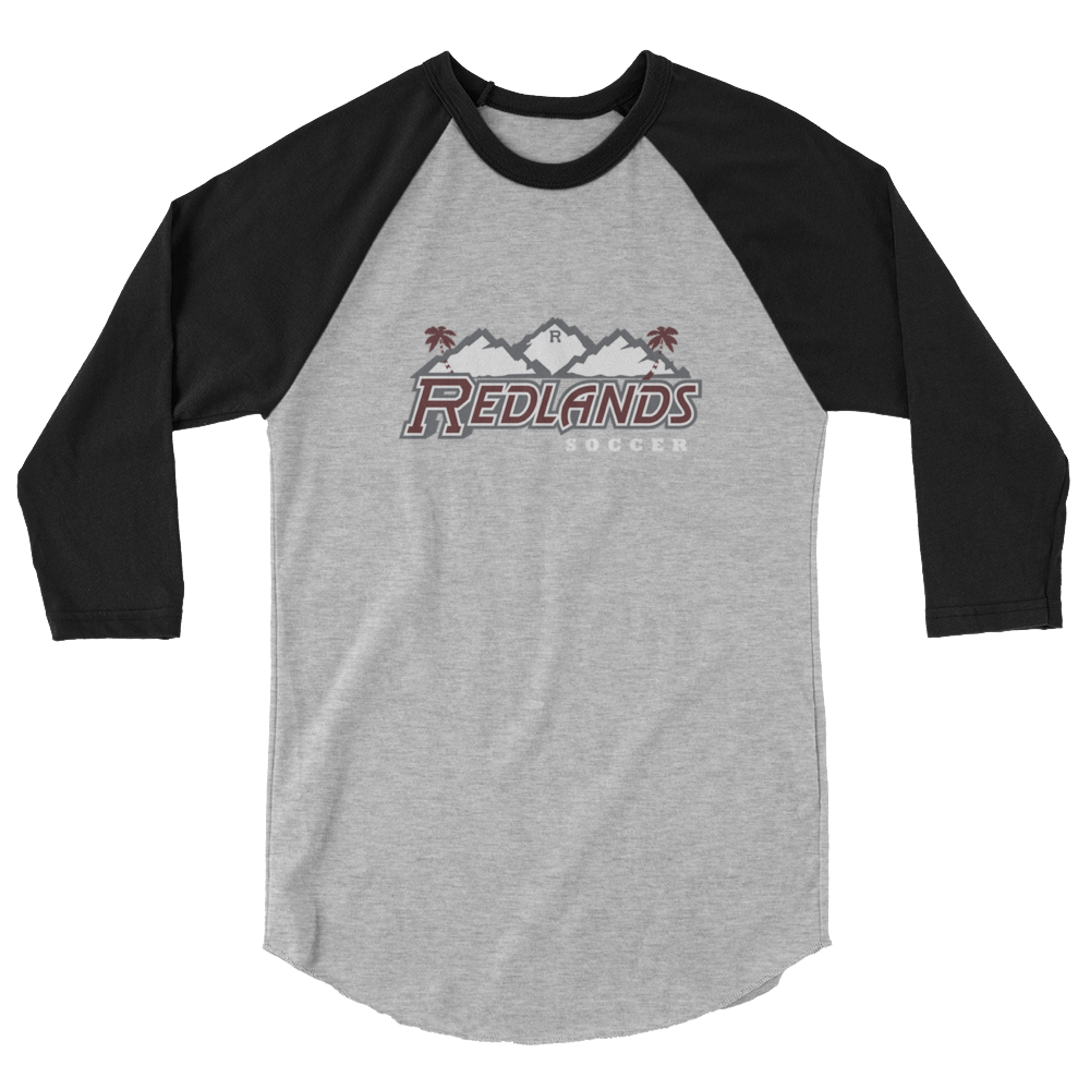 Redlands Soccer 3/4 sleeve raglan shirt