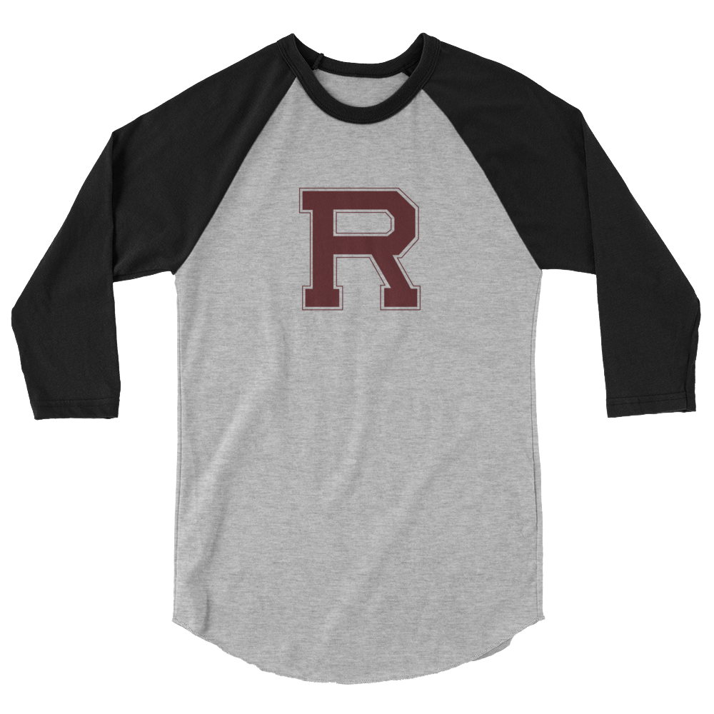 Redlands Athletics R 3/4 sleeve raglan shirt