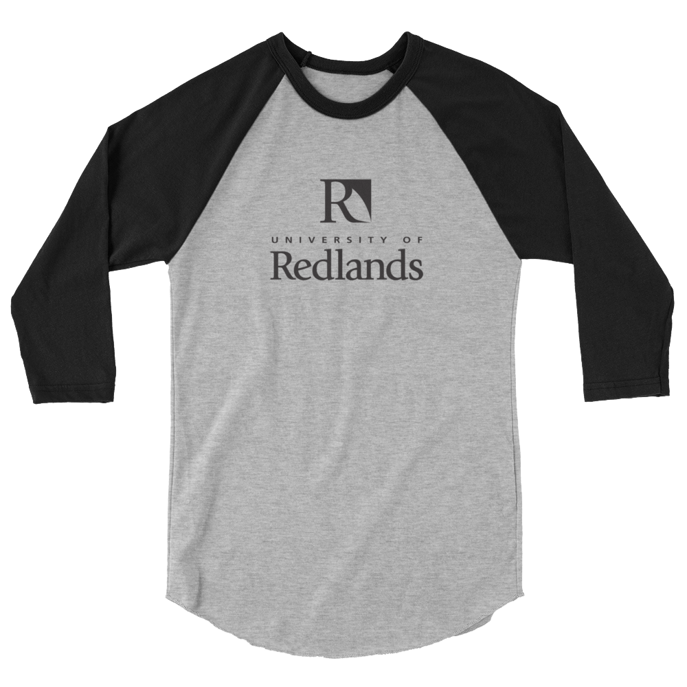 Redlands University 3/4 sleeve raglan shirt