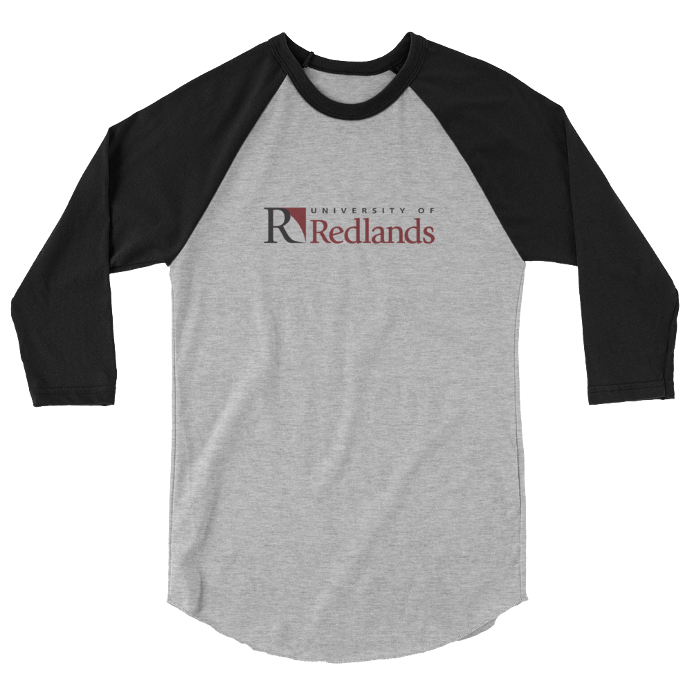 Redlands University 3/4 sleeve raglan shirt