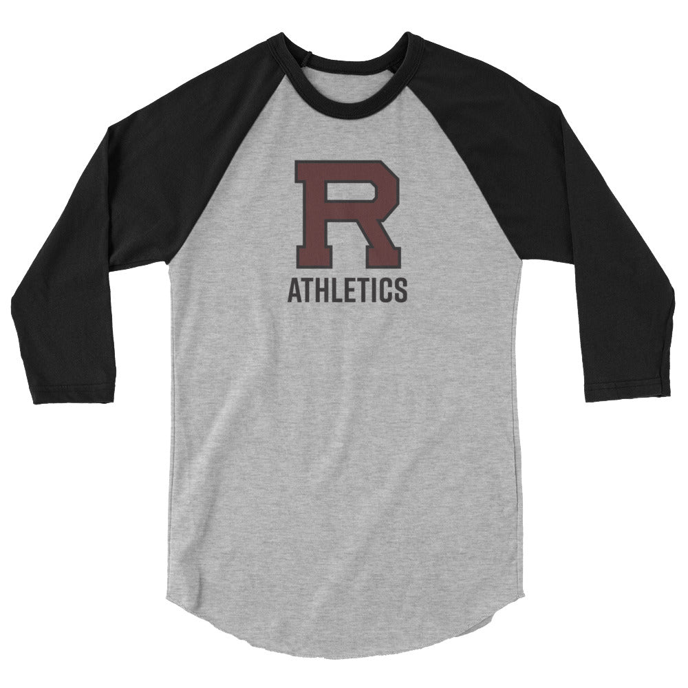 R Athletics 3/4 sleeve raglan shirt