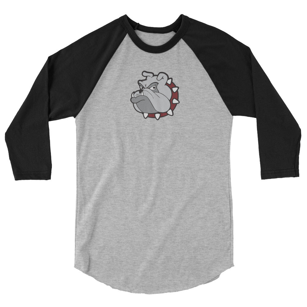 Bulldog 3/4 sleeve raglan shirt