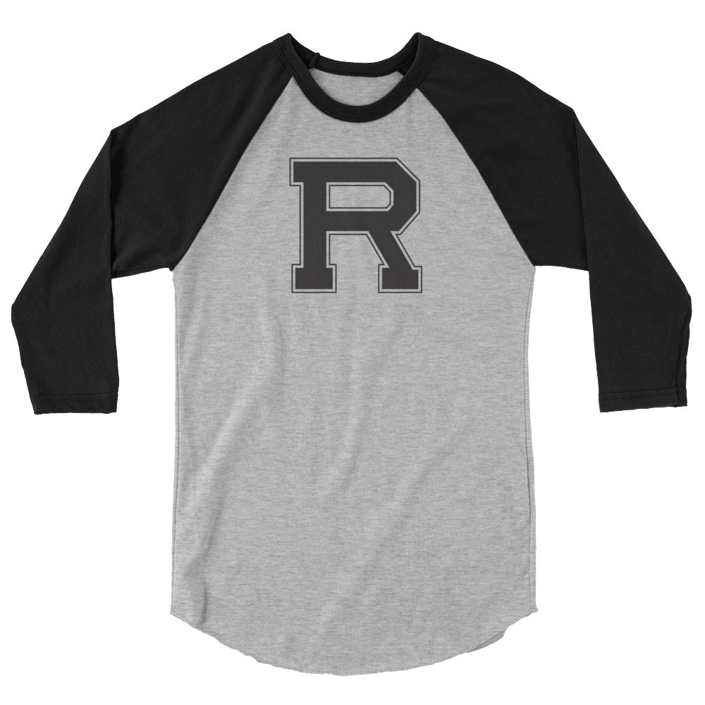 R 3/4 sleeve raglan shirt