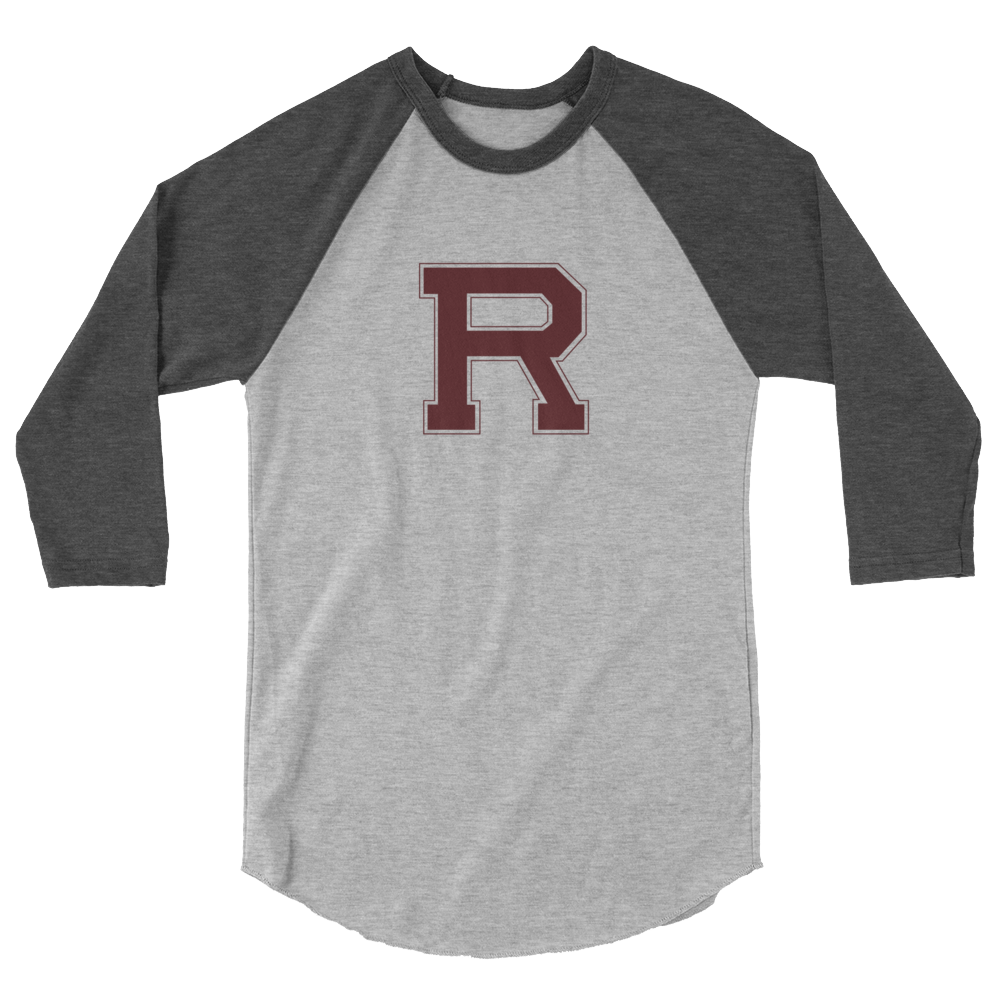 Redlands Athletics R 3/4 sleeve raglan shirt