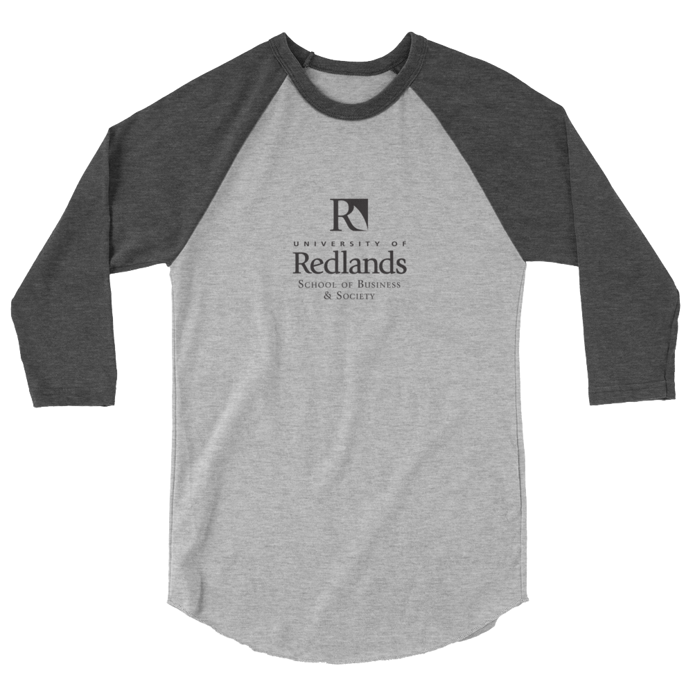 Redlands School of Business 3/4 sleeve raglan shirt