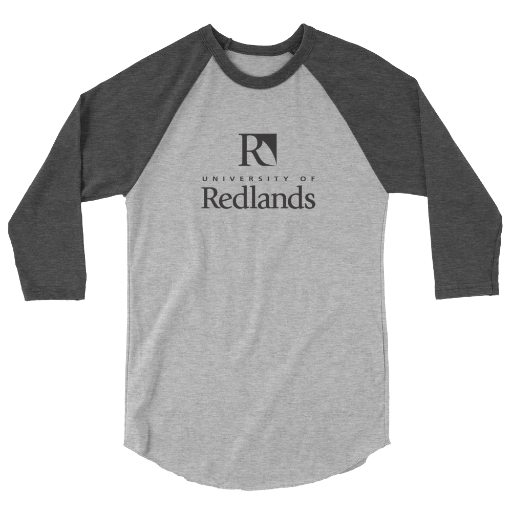 Redlands University 3/4 sleeve raglan shirt