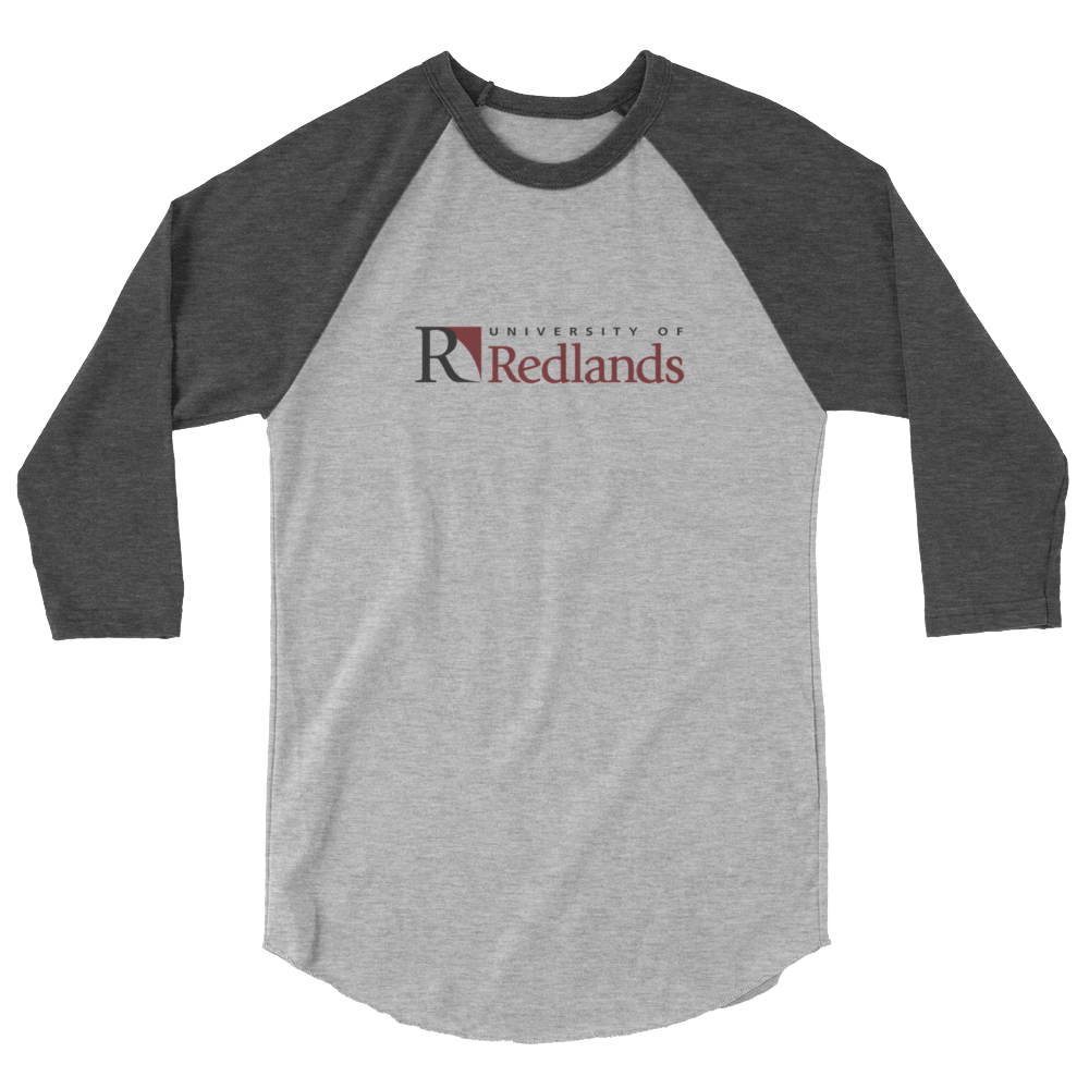 Redlands University 3/4 sleeve raglan shirt