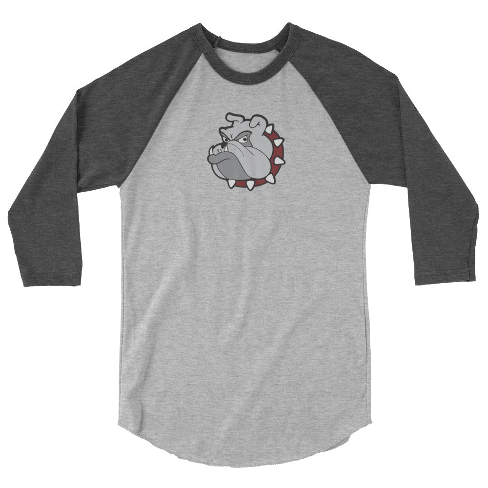 Bulldog 3/4 sleeve raglan shirt