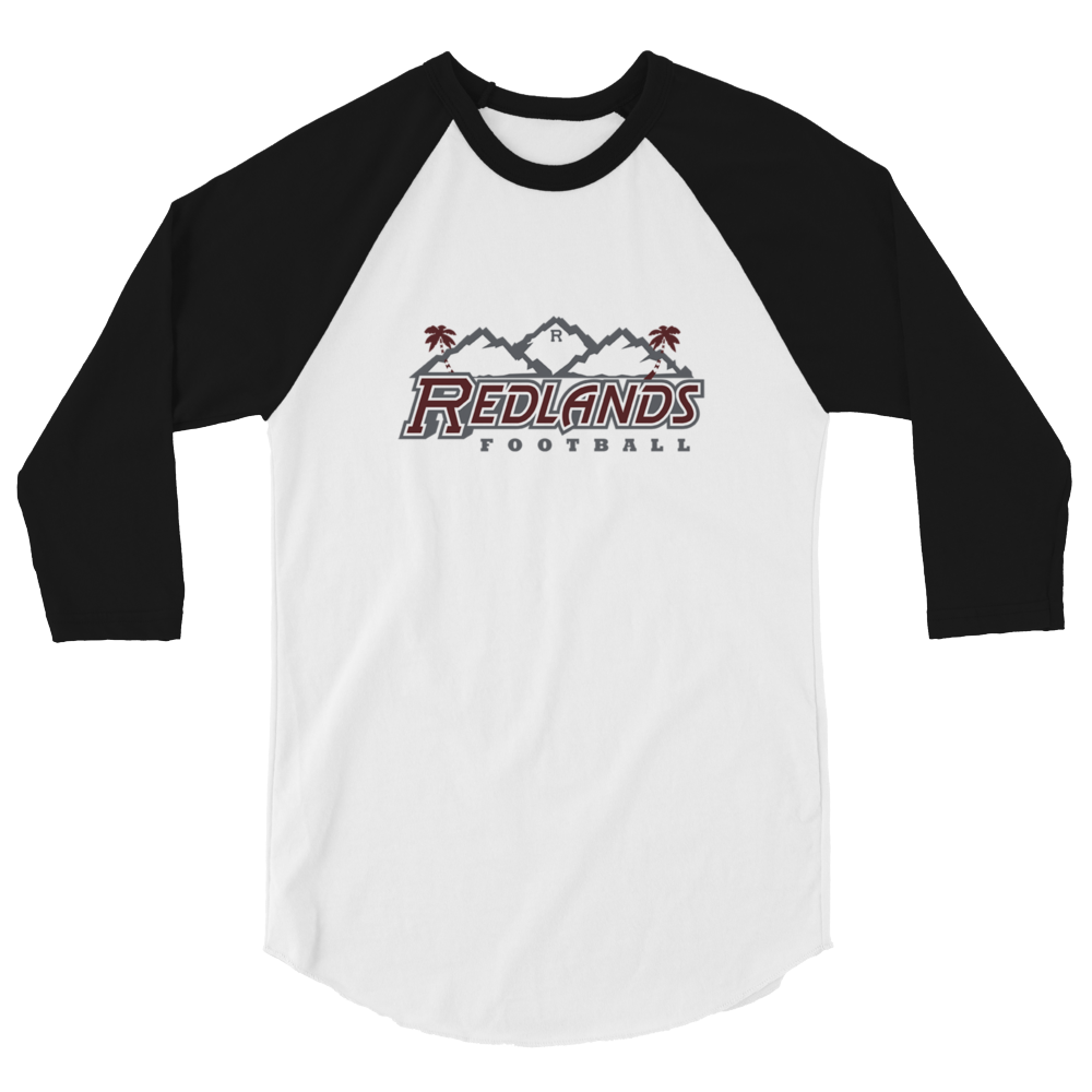 Redlands Football 3/4 sleeve raglan shirt