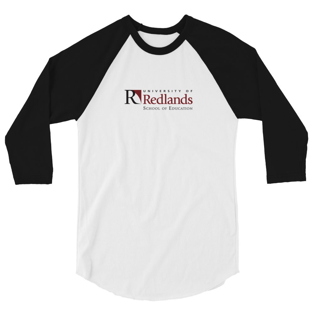Redlands School of Education 3/4 sleeve raglan shirt