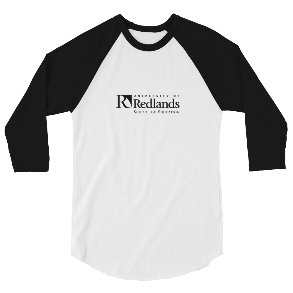 Redlands School of Education 3/4 sleeve raglan shirt