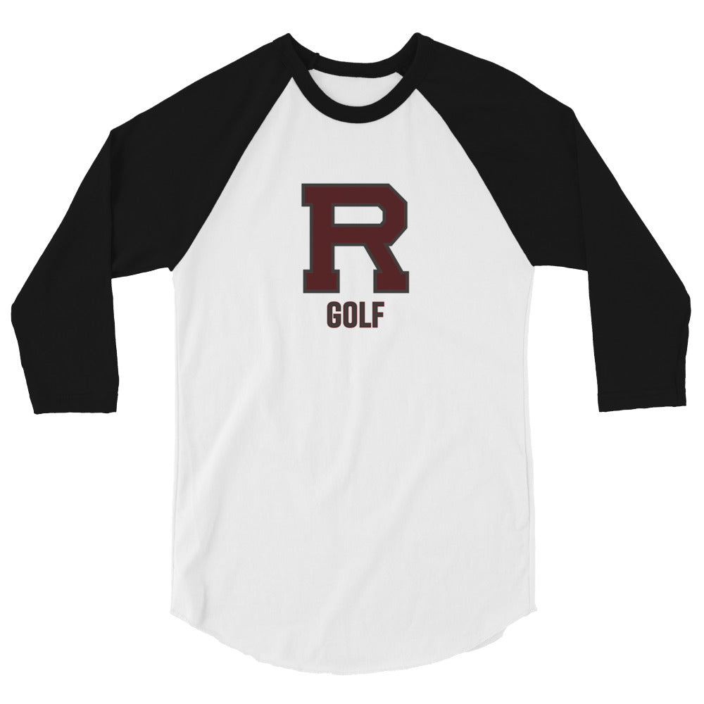R Golf Outlined 3/4 sleeve raglan shirt