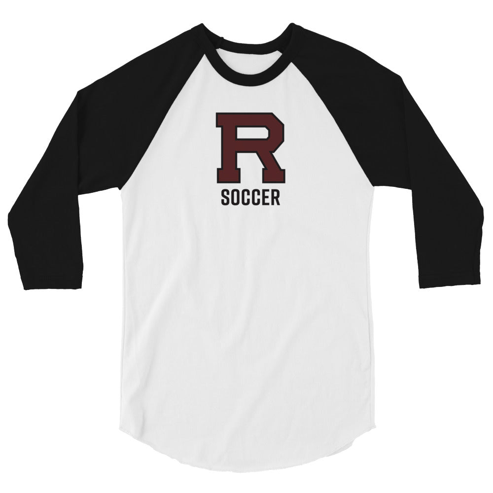 R Soccer 3/4 sleeve raglan shirt
