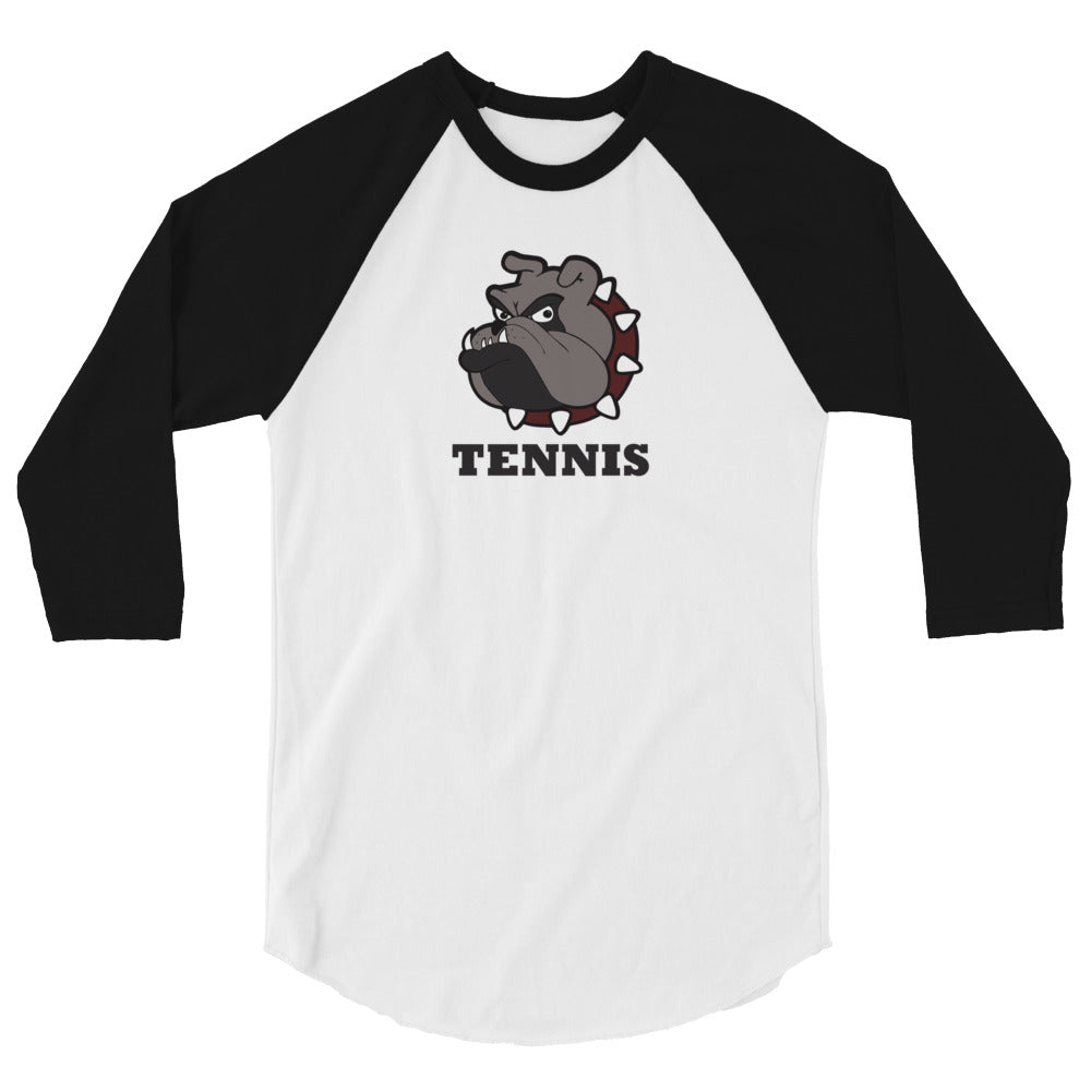 Bulldogs Tennis 3/4 sleeve raglan shirt
