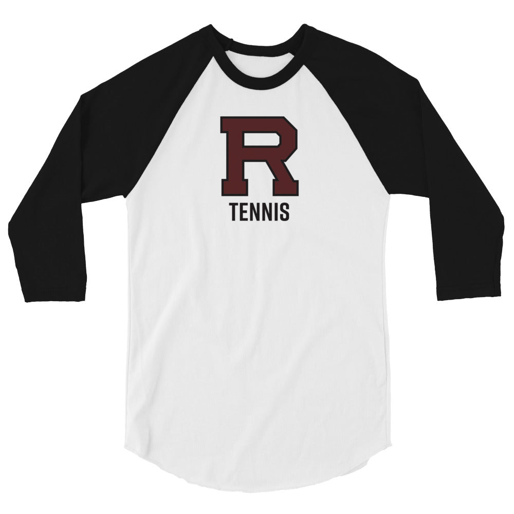 R Tennis 3/4 sleeve raglan shirt