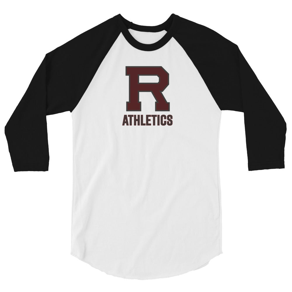 R Athletics Outlined 3/4 sleeve raglan shirt