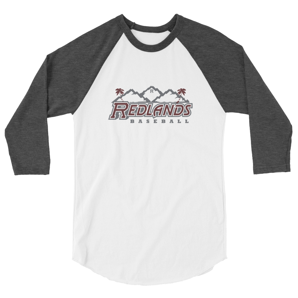 Redlands Baseball 3/4 sleeve raglan shirt