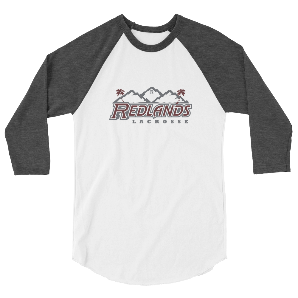 Redlands Lacrosse 3/4 sleeve raglan shirt