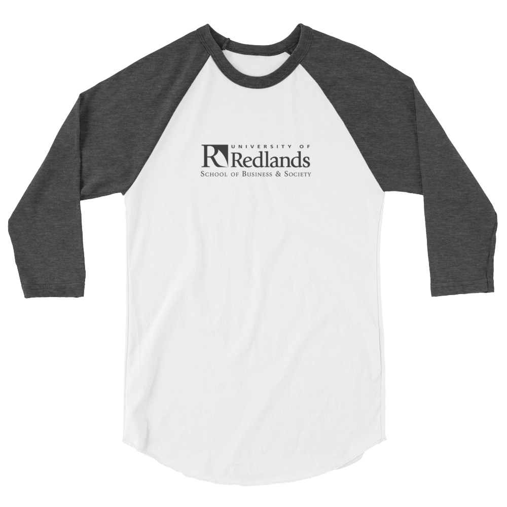 Redlands School of Business 3/4 sleeve raglan shirt