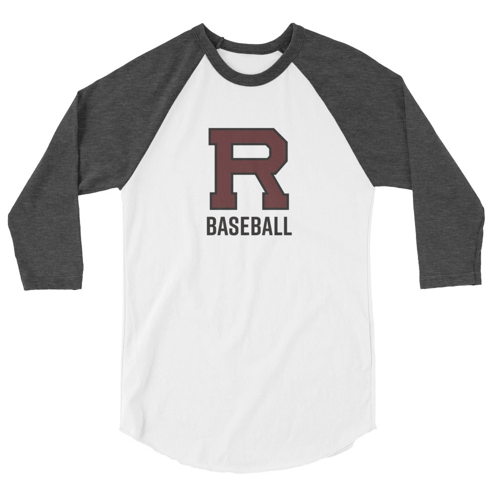 R Baseball 3/4 sleeve raglan shirt