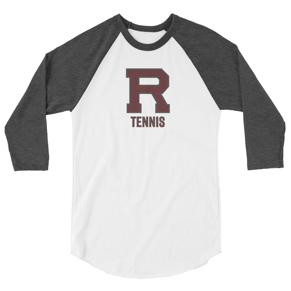 R Redlands Outlined 3/4 sleeve raglan shirt