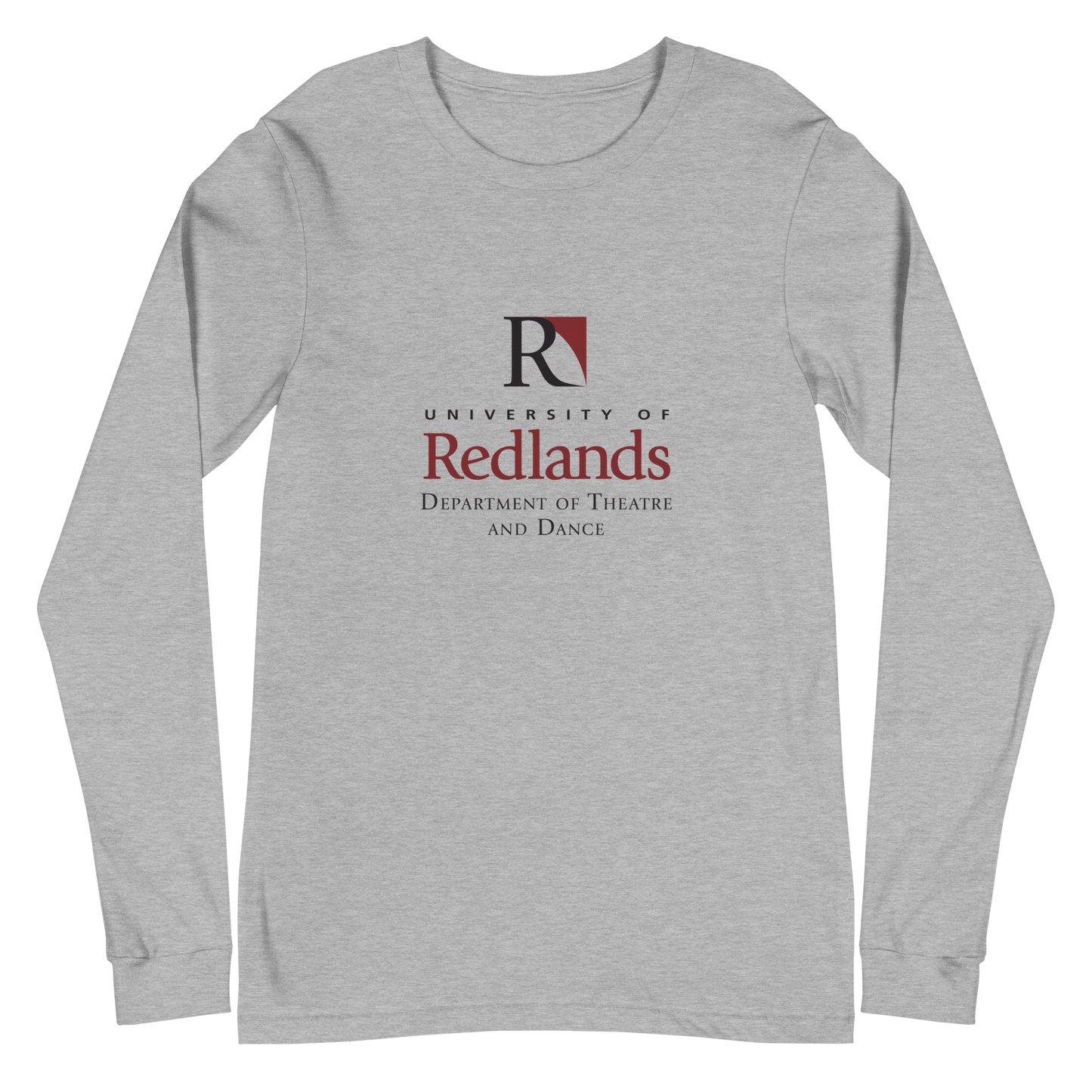 Redlands Department of Theatre and Dance Unisex Long Sleeve Tee