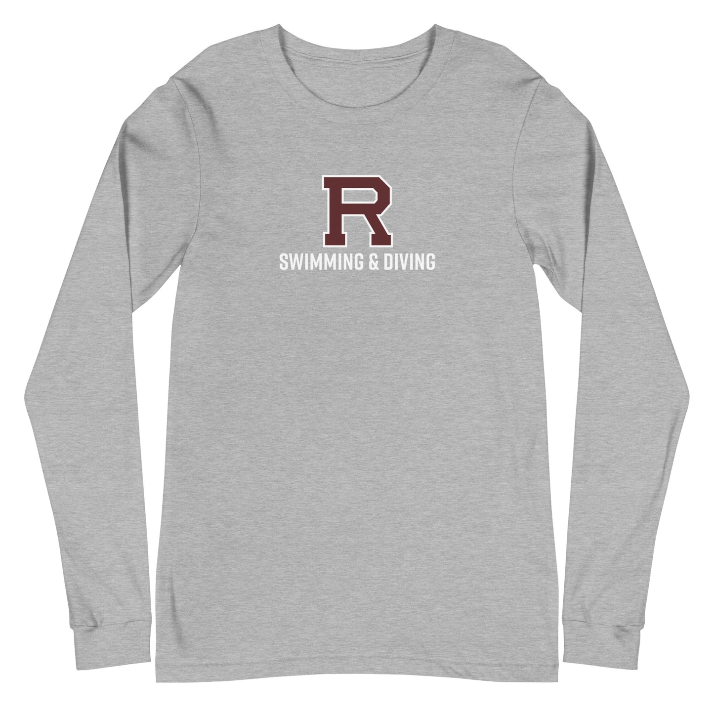 R Swimming & Diving Unisex Long Sleeve Tee