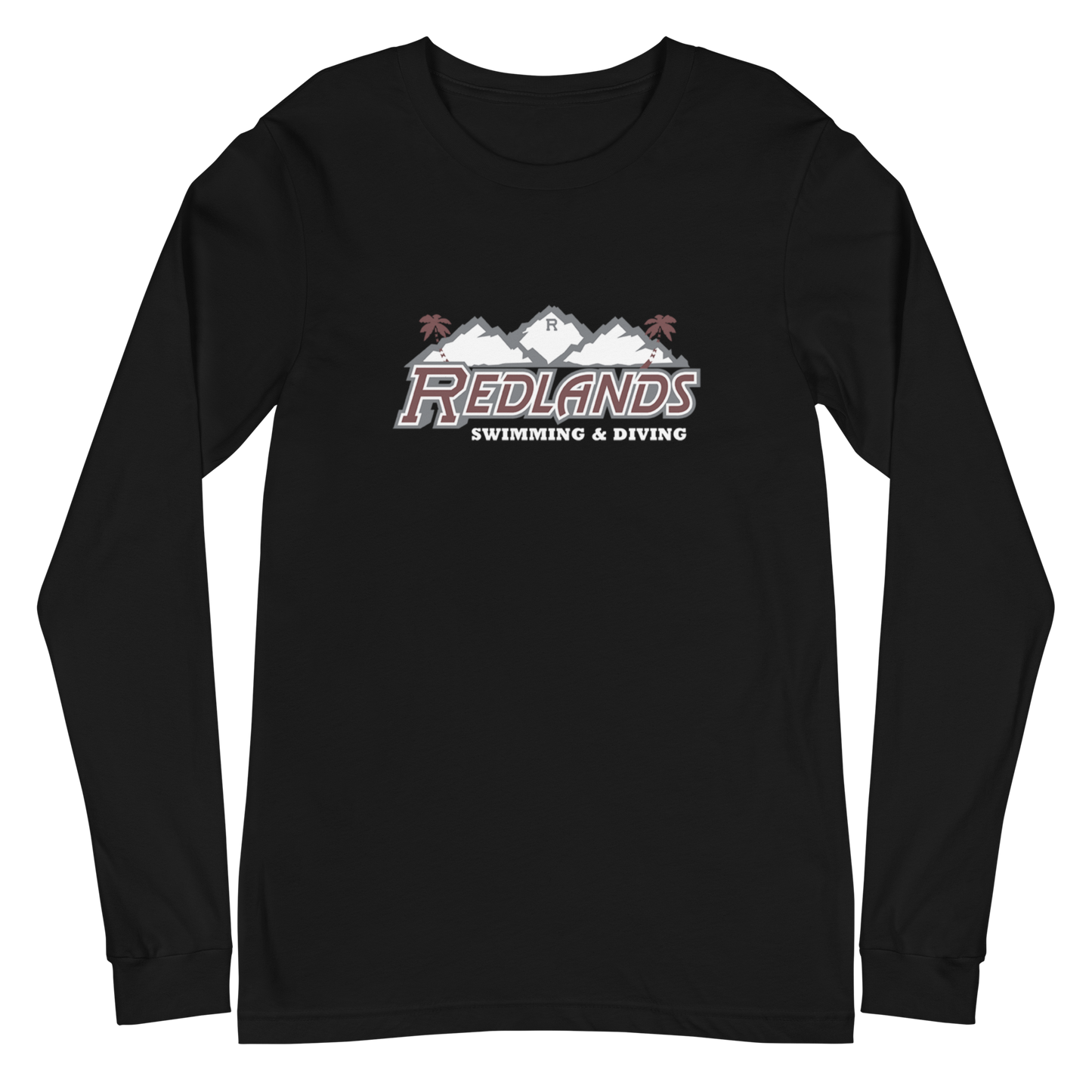 Redlands Swimming and Diving Unisex Long Sleeve Tee
