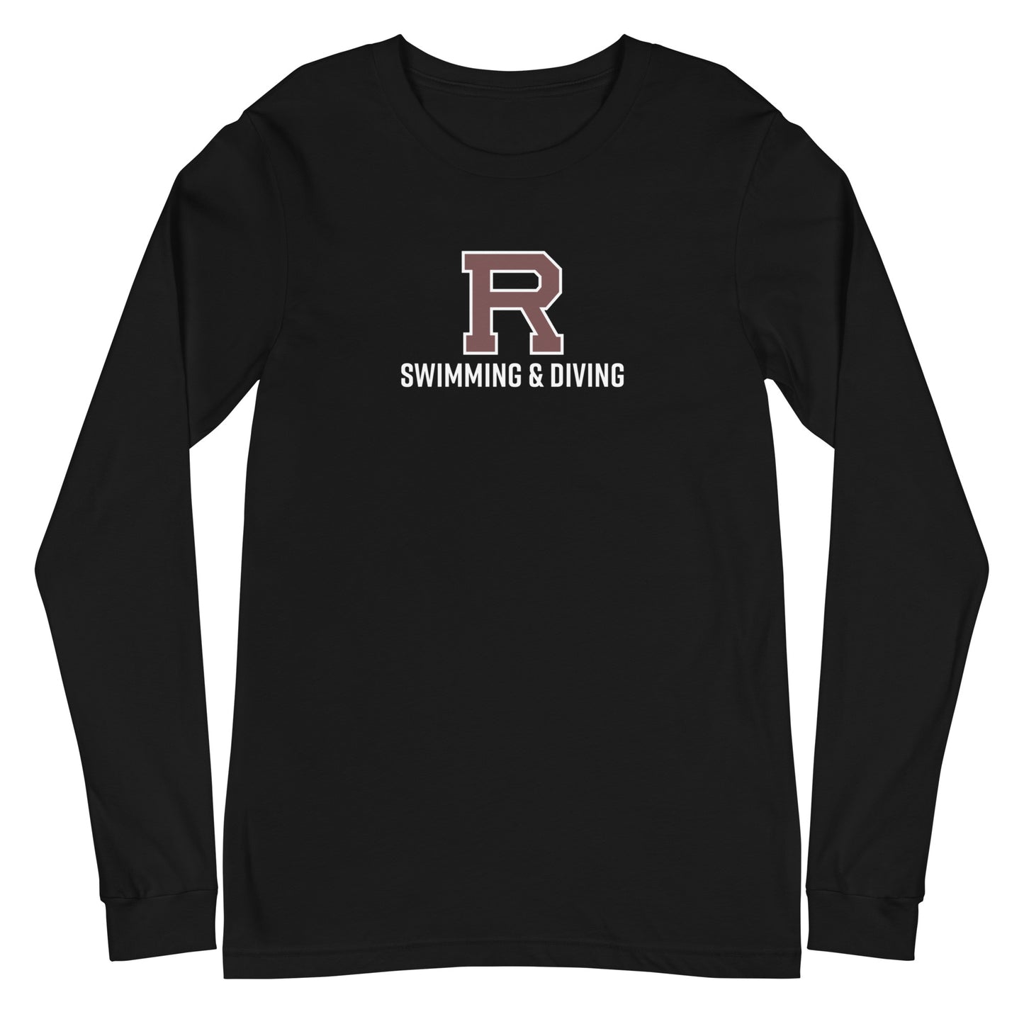 R Swimming & Diving Unisex Long Sleeve Tee