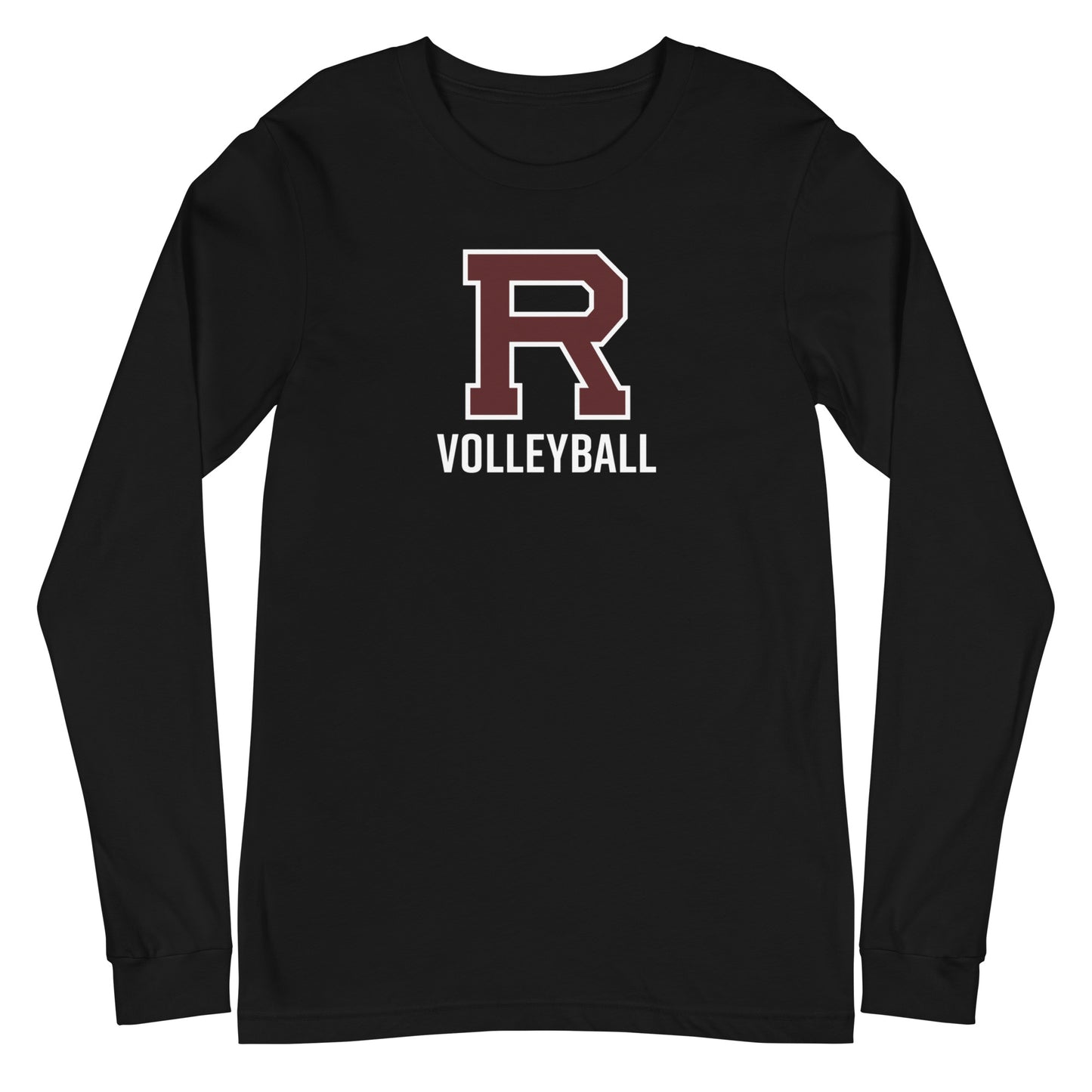 R Volleyball Unisex Long Sleeve Tee