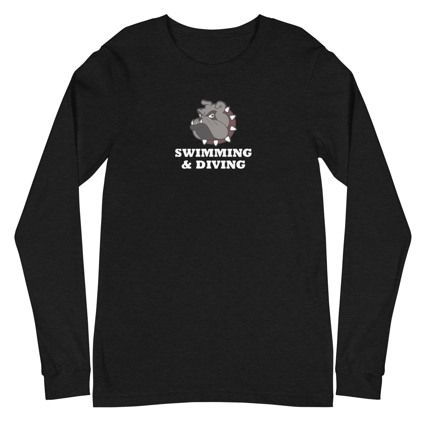 Bulldogs Swimming & Diving Unisex Long Sleeve Tee
