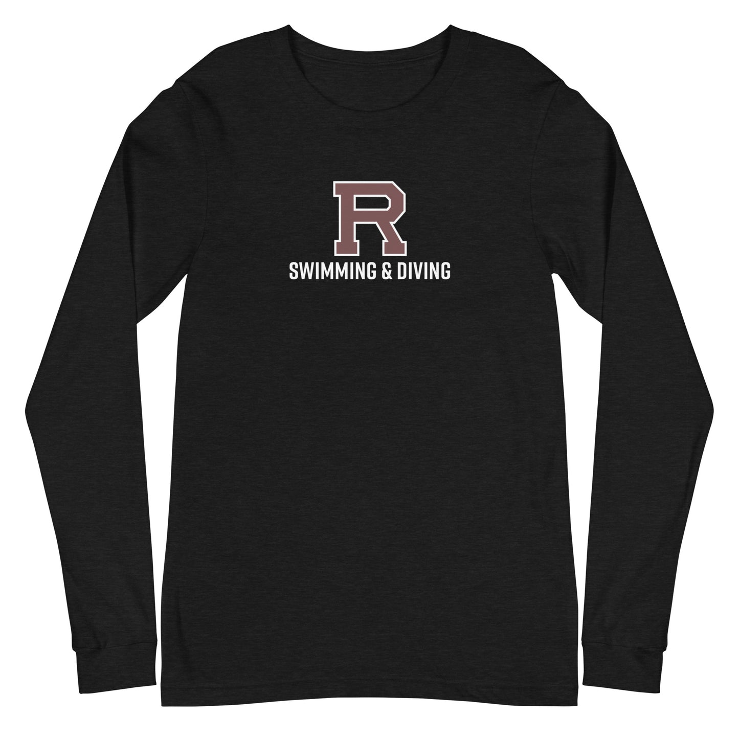 R Swimming & Diving Unisex Long Sleeve Tee