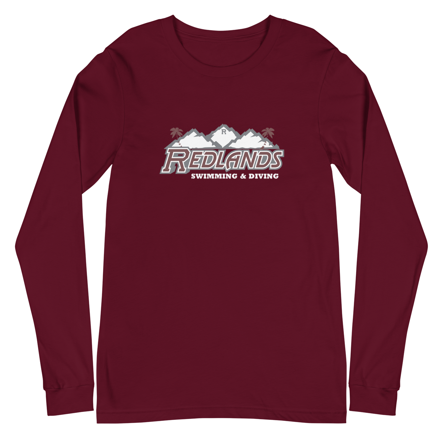 Redlands Swimming and Diving Unisex Long Sleeve Tee